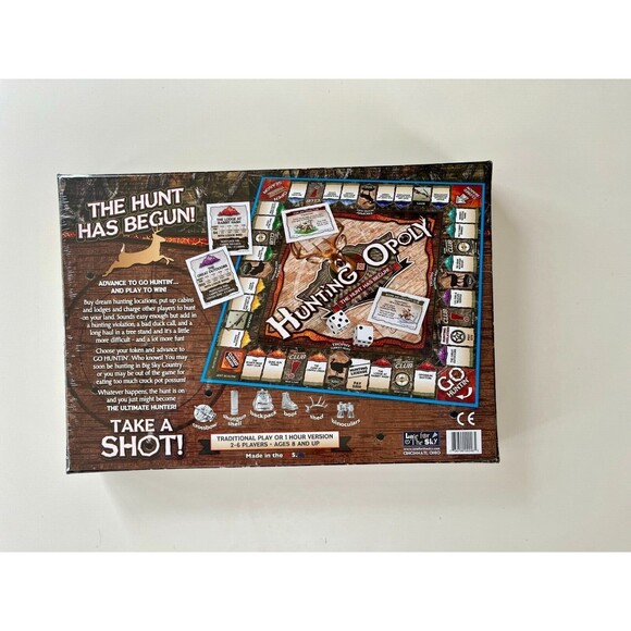 NEW Huntingopoly A Hunting Themed Monopoly Board Game Hunter - Picture 2 of 6